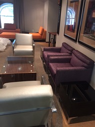 Lounge sofas and coffee tables