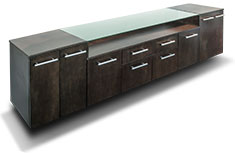 Audio visual storage cabinet