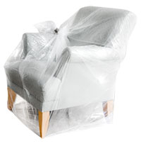 Plastic covered chair